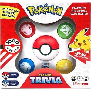 Pokemon Trainer Trivia Featuring the Virtual Game Master 2 Modes Single & Multip